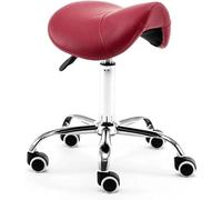 Taburete ergonómico - Silla giratoria de piel sintética para un asiento cómodo en entornos médicos, salones y spas
