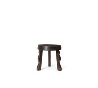 Ferm Living Taburete Faye Mango oscuro manchado