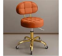 Taburete giratorio ajustable con soporte trasero y ruedas, silla giratoria hidráulica para uso profesional