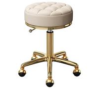 Taburete giratorio con altura ajustable y alta capacidad de peso para spa, belleza, tatuajes y artistas de maquillaje