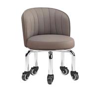 Taburete giratorio de 360° con respaldo, asiento bajo para salón y spa, silla Beau para uso doméstico y profesional