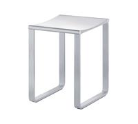 Taburete KEUCO PLAN Care, hasta 100 kg, asiento de plástico, 14982010051, Color: cromado / blanco