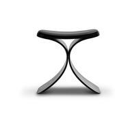 Gejst Taburete Luno 48×28×72 cm Roble negro-cuero negro