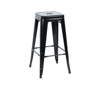 7house Taburete Medio Industrial Apilable de Acero 43x43x76cm 7house