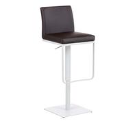Taburete panama en cuero sintético fino 44x42x86-109 cm