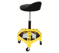 Taburete para automóviles - Taburete de trabajo - Taburete para mecánicos - Taburete para reparación de automóviles - Taburete ajustable - Estructura de metal
