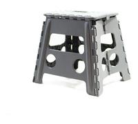 Taburete Plegable Multiusos Avalon Fabricado en PVC Resistente y Duradero para hogar, Escuela o guardería, Color Gris, banqueta baño, Escalera Plegable pequeña (32 x 35,6 x 30)