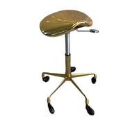 Taburete profesional con ruedas silenciosas, giratorio 360° y altura ajustable, silla ergonómica para salón, clínica, oficina, hogar
