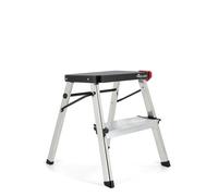 Taburete Rolser Plegable Aluminio M2 220 Peldaño ancho Negro