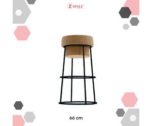 Taburete ZStyle Bouchon-Botella Tapa Prosecco Espumoso Wine-Corcho Y Metal-Moderno-Diseño-Champagne-Gabbietta - Bar Enoteca Restaurante Pub-Silla Alta-Hecho En Italia-Original Domitalia Matt black - 6