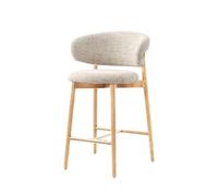 Taburetes altos de bar para el hogar y el restaurante, cómodas sillas de tela, diseño de paquete suave, perfecto para salas de estar y tabernas, elegantes y asientos