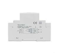 TAC2100CT - Contador de energía monofásico para carril DIN RS485 85-270V AC | 36 x 100 x 65 mm DIN Rail, 45-65 Hz, 1000 imp/kWh, voltaje del monitor