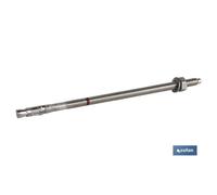 Taco anclaje mtc m 12x140 inox caja 50 unid.