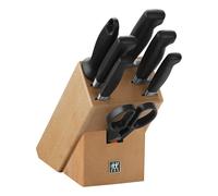 Taco con juego de cuchillos FOUR STAR, 8 piezas, con barra de afilar y tijeras, Zwilling