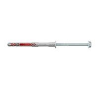 Fischer Taco alargado DuoXpand FUS 10x100, tornillo hexagonal y arandela moldeada, rojo 50 uds
