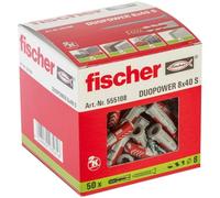 Fischer Taco DUOPOWER 8x40 S con tornillo Ø5,5x50 mm Caja 50 unid.