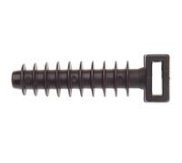 Taco fijación brida nylon negro 8 mm. (bolsa 100 unidades)