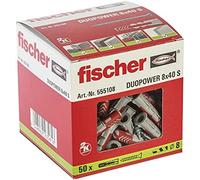Fischer Taco DUOPOWER 8x40 S con tornillo Ø5,5x50 mm Caja 50 unid.