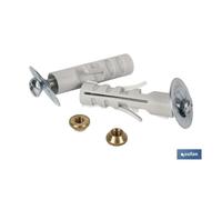 Taco Nylon con Tornillo Cofan 10 Unidades