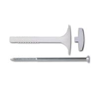 Taco para materiales aislantes, alta resistencia y fácil instalación, ideal para fijar y asegurar diversos elementos en superficies aislantes.