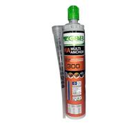Taco Químico Resina Poliéster 300ml - Anclaje Químico de Alta Resistencia - Endurecimiento Rápido - Sin Expansión - Para Fijación de Toldos, Antenas, Escaleras en Hormigón, Ladrillo y Piedra
