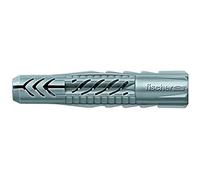 Taco universal Fischer UX, sin brida, tamaño 12 x 70, paquete de 20 piezas