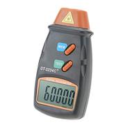 Tacómetro digital, DT-2234C + Tacómetro fotográfico LCD digital de mano sin contacto Medidor de prueba de mini RPM de alta precisión