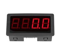 Tacómetro Digital LED Rojo/Azul 4 Dígitos con Sensor de Proximidad Hall NPN para Medición de RPM sin Contacto (Red)