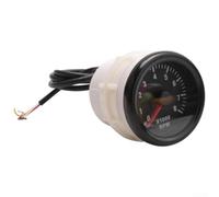 Tacómetro eléctrico de 52 mm 0-8000 RPM compatible con motores de gas de 2 a 8 cilindros para aplicaciones de motores marinos y terrestres