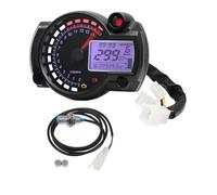 Tacómetro Odómetro Motocicleta Velocímetro Universal para Motocicleta, Tacómetro De 299 Km/h, 14000 RPM, Odómetro, Instrumento Digital para Tablero De Instrumentos De Motocicleta.