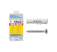Tacos de nylon f 5, 6, 8 con tornillo, caja de 210 unidades