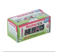 Tacos duopower 5 x 25 mm fischer caja 100 uds