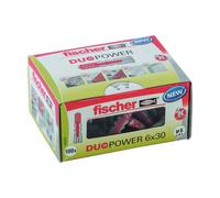 Fischer Tacos DUOPOWER 6x30 mm – Bicolor nylon 2 componentes – Caja 100 uds