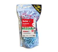 Big pack 120 tacos fischer duopower 6x30 s con tornillos - fijación i