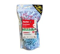 Big pack 75 tacos fischer duopower 8x40 s con tornillos - alta capacid