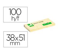 Tacos notas adhesivas de la marca connect, tipo posit , en tres tamaño disponibles 76x76 , 39x51 , 76x127