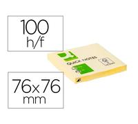 Tacos notas adhesivas de la marca connect, tipo posit , en tres tamaño disponibles 76x76 , 39x51 , 76x127