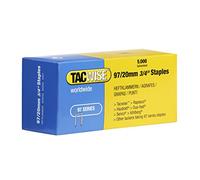 Tacwise 0304 Grapas de Corona Estrecha Galvanizadas Tipo 97/25 mm, Paquete de 5000