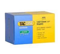 Tacwise 0343 Grapas Galvanizadas Profesionales 140/12mm, Paquete de 5000