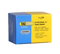 Tacwise 0352 Grapas para Cable CT-45 10 mm, Acero Galvanizado, 5000 Grapas | Puntas Divergentes