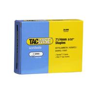 Tacwise 0365 Grapas Galvanizadas para Tapicería Tipo 71/4 mm, Paquete de 20.000