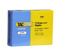 Tacwise 0366 Grapas Galvanizadas para Tapicería 71/5 mm, Paquete de 20.000