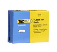 Tacwise 0367 Grapas Galvanizadas para Tapicería Tipo 71/6 mm, Paquete de 20.000