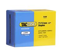 Tacwise 0370 Grapas Galvanizadas para Tapicería Tipo 71/12 mm, Paquete de 20.000