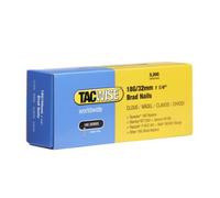 Tacwise 0398 Clavos Brad Galvanizados de Tipo 18G / 32 mm, Paquete de 5000
