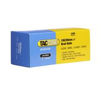 Tacwise 0401 Clavos Brad Galvanizados de Tipo 18G / 50 mm, Paquete de 5000