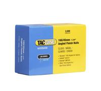 Tacwise 0771 Clavos Inclinados de Acabado Galvanizados Tipo 16G / 45 mm, Inclinados 20°, Paquete de 2500