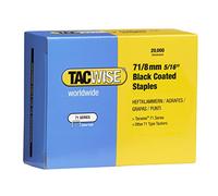 Tacwise 1065 Grapas Negras para Tapicería 71/8 mm, Paquete de 20.000