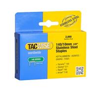 Tacwise 1217 Grapas de Acero Inoxidable Profesionales Tipo 140/10mm, 2000 Grapas