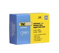 Tacwise 1222 Clavos Inclinados de Acabado en Acero inoxidable Tipo 16G / 32 mm, Inclinados 20°, Paquete de 2500